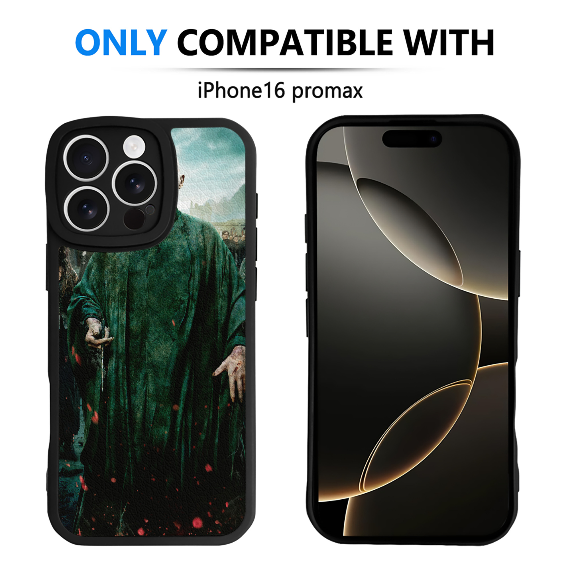 （画像用） Harry Potter ハリー・ポッターシリーズ 【iPhone 16シリーズ対応】シリコンスマホケース（レザー調） 材質：シリコン